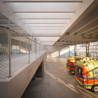 Wettbewerb Stadtarchiv Biel - Einstellhalle